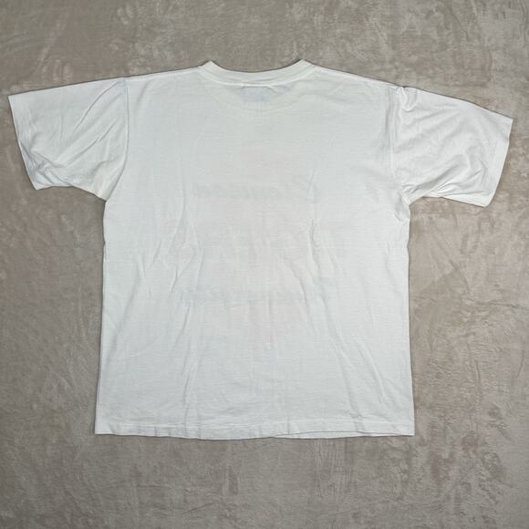 VTG Clemson Tigers Shirt White NCAA Football Men’s Size L 1995 90s SS - Picture 8 of 8